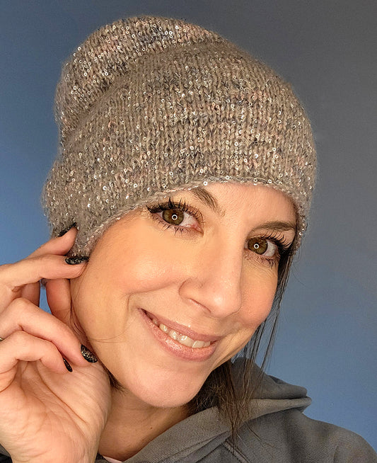 Cashmere Dreams Hat + Bling {knit kit}